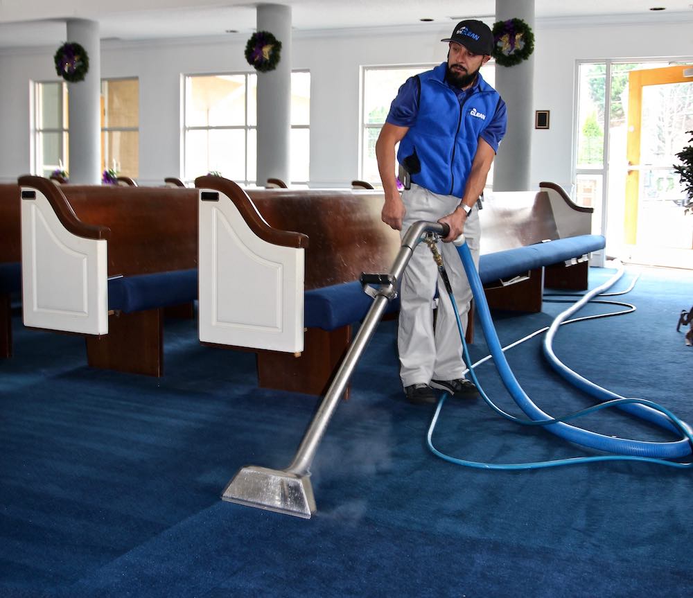 The unique Steam Dryers carpet cleaning process includes: